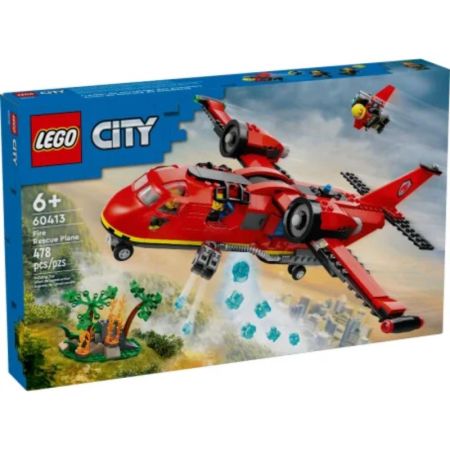 Lego City avión de rescate de bomberos