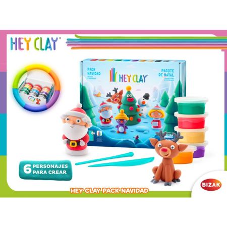 Hey Clay pack de navidad de plastilina