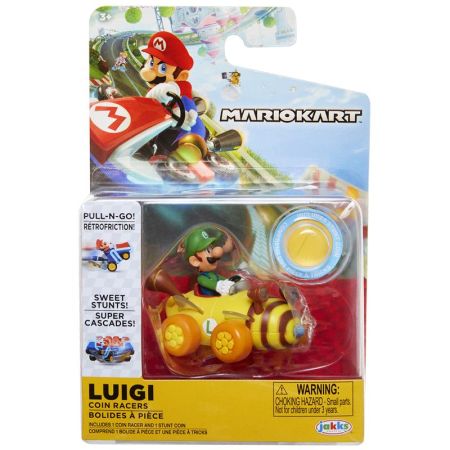 Super Mario Bross coches Coin Racers Luigi