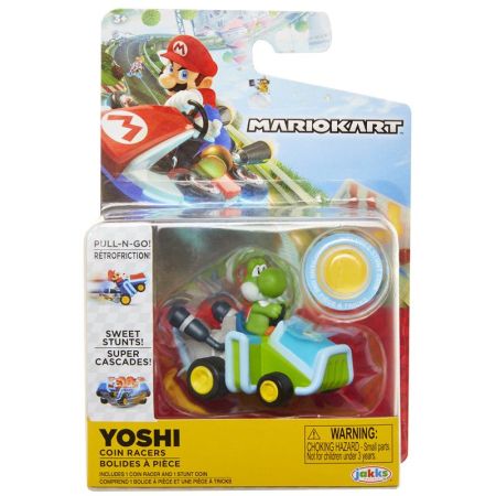 Super Mario Bross coches Coin Racers Yoshi