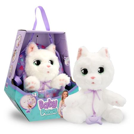 Baby Paws peluche gato blanco