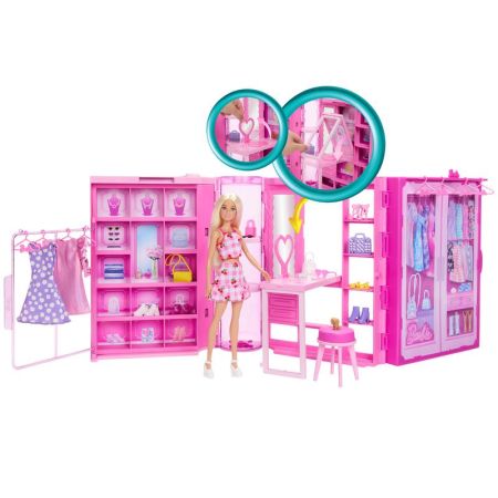 Barbie Dream Closet muñeca conjunto y accesorios