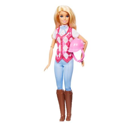 Barbie muñeca jinete equitación