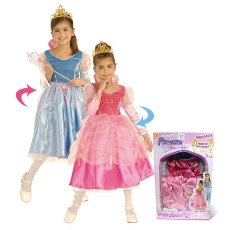 Disfraz infantil princesa encantada reversible