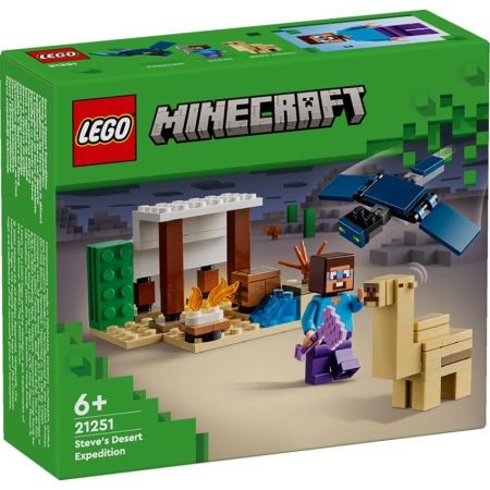 Lego Minecraft expedición de Steve al desierto