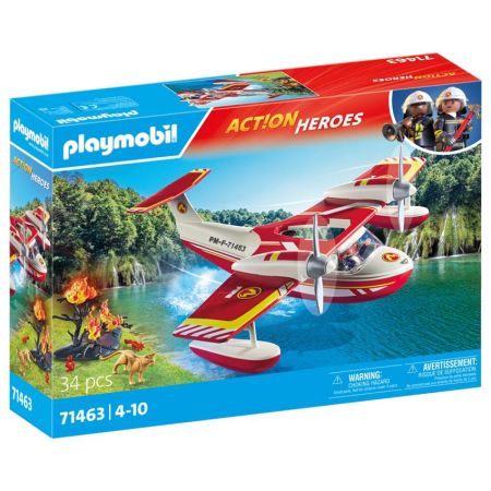 Playmobil Action Series hidroavión de bomberos
