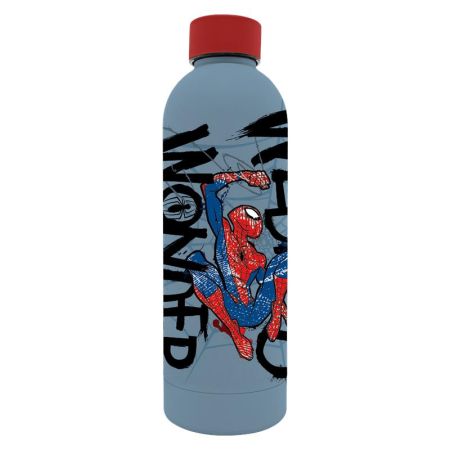 Spiderman cantimplora tacto suave acerl 500 ml