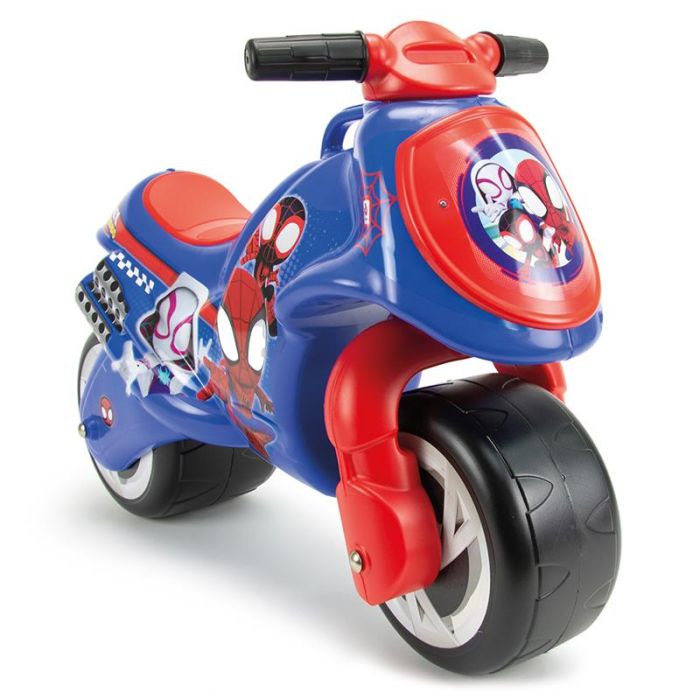 Comprar Moto Correpasillos Neox Spiderman de Injusa. 1 Ano