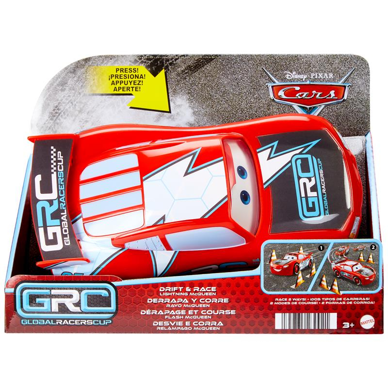 Disney Pixar Cars GRC coche Rayo McQueen derrapa