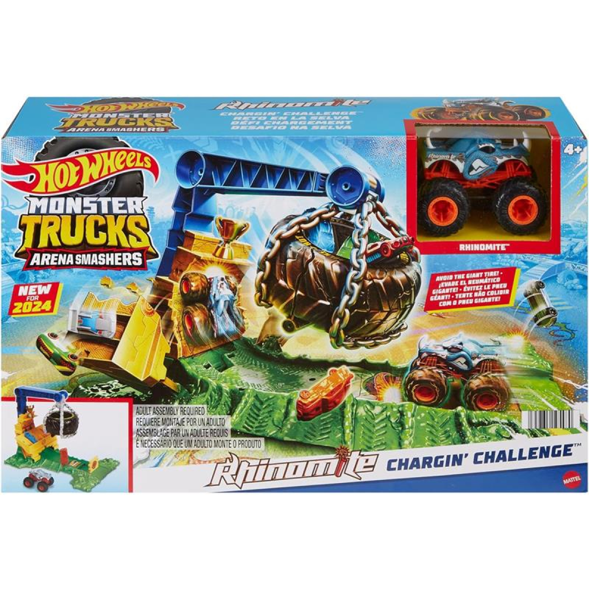 Hot Wheels Monster Trucks Arena Smashers Rhinomite