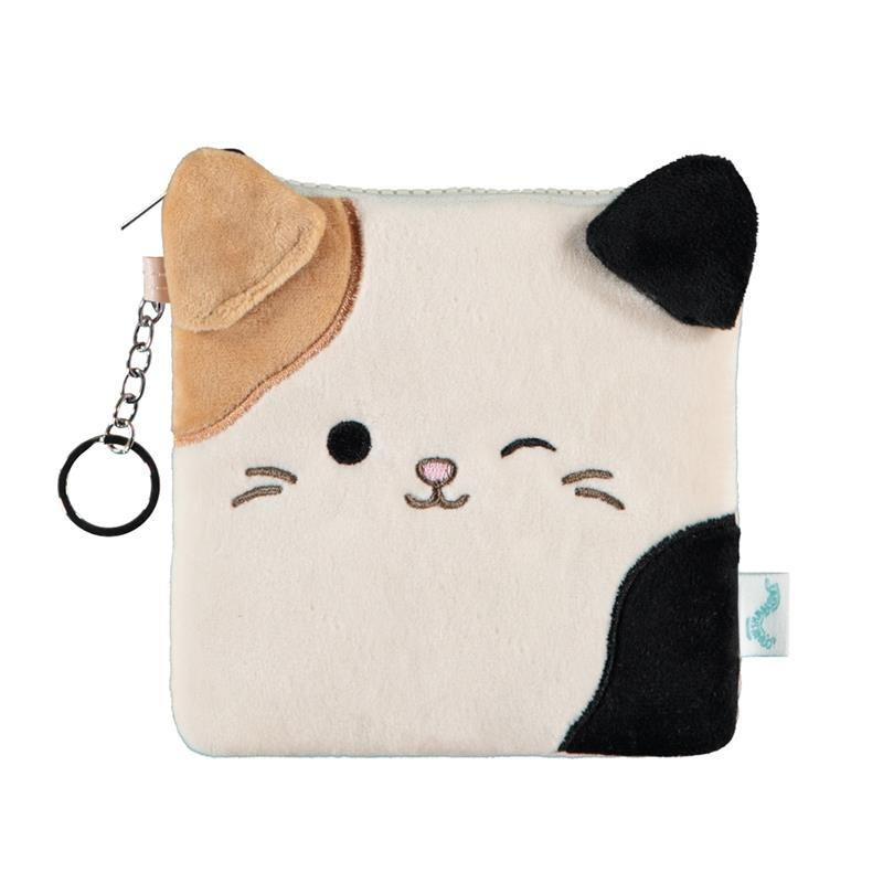 Monedero Squishmallow Cameron gato beige