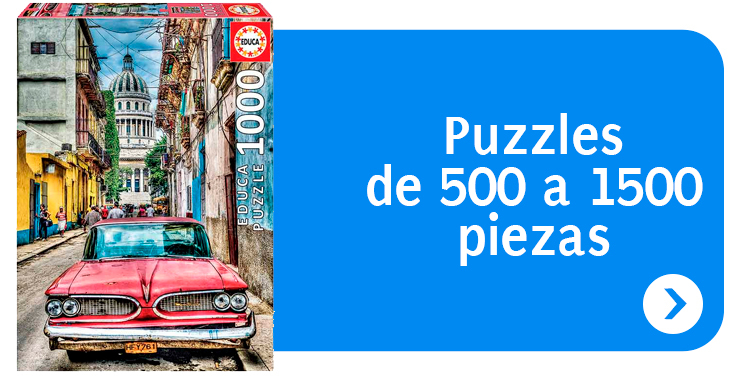 Compra Puzzles de 500 a 1500 piezas en tu juguetería online