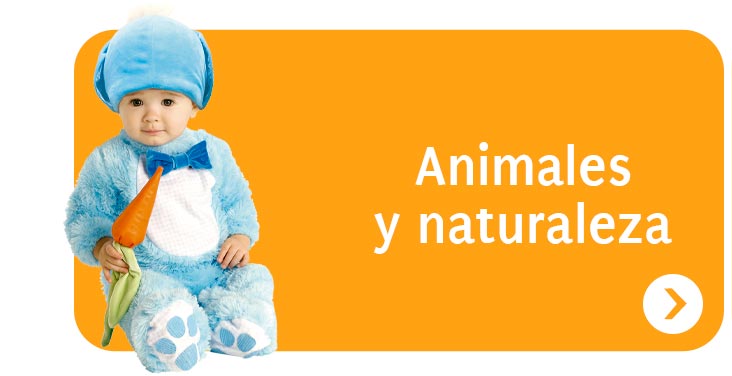 Disfraz de bebe animais e naturaleza