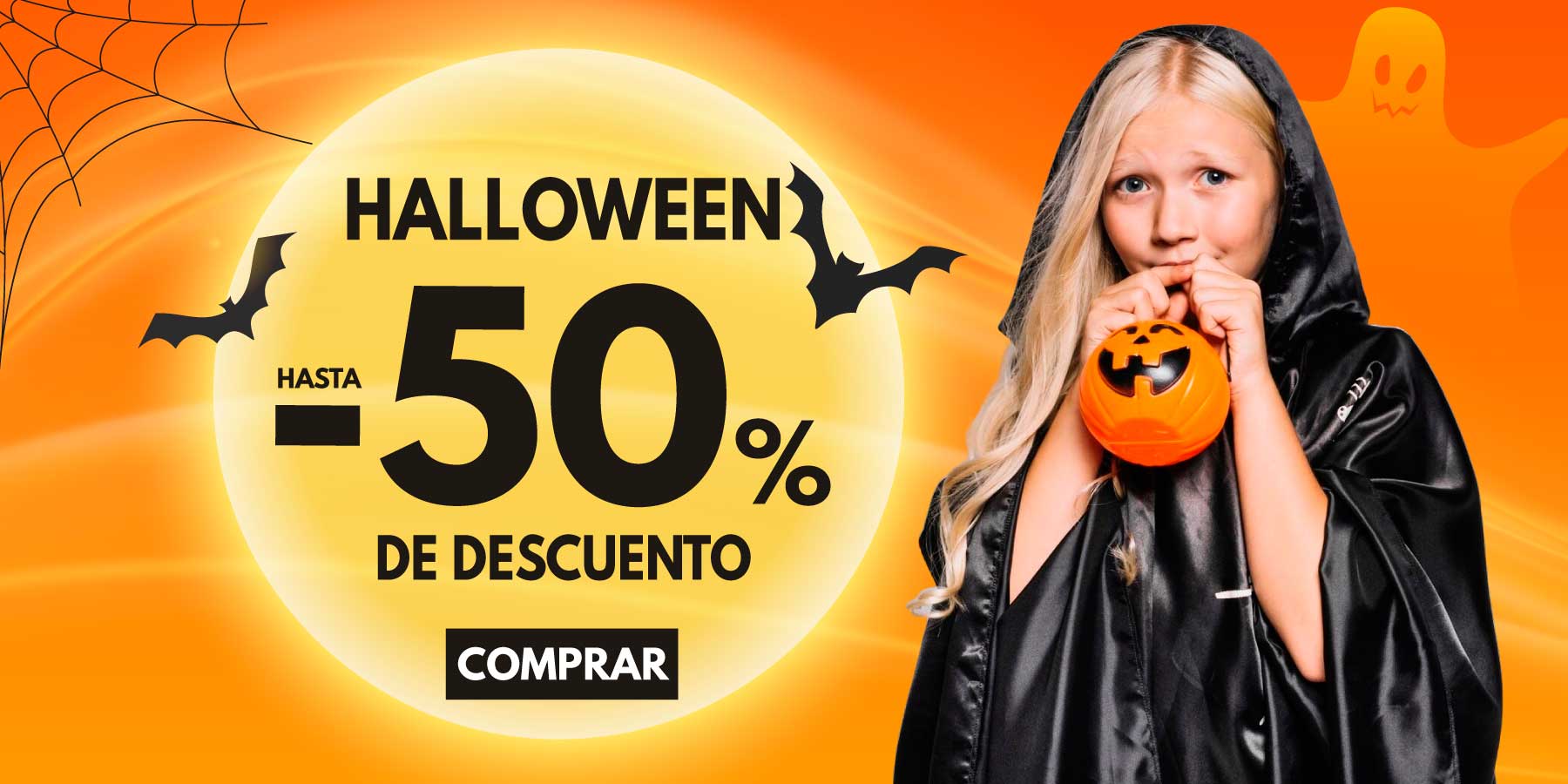 Comprar disfraces de halloween en promoción