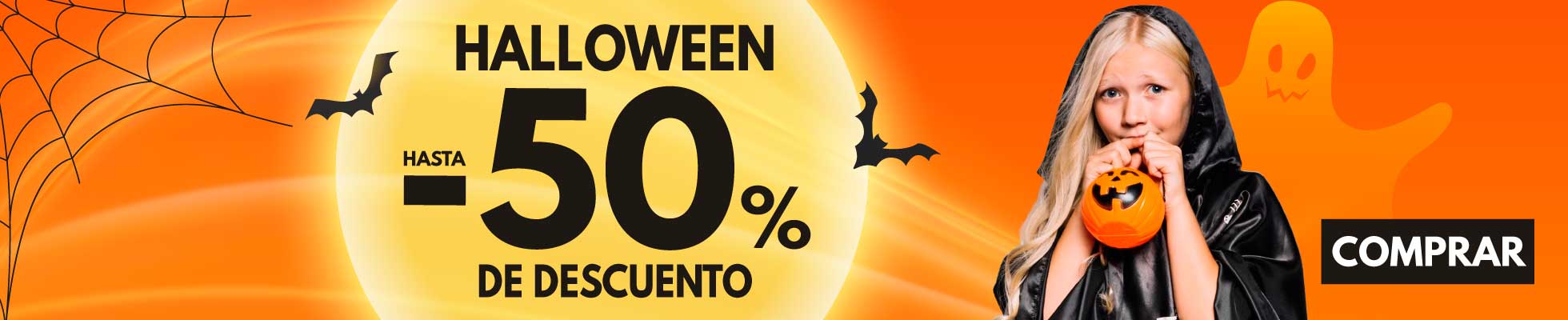 Comprar disfraces de halloween en promoción