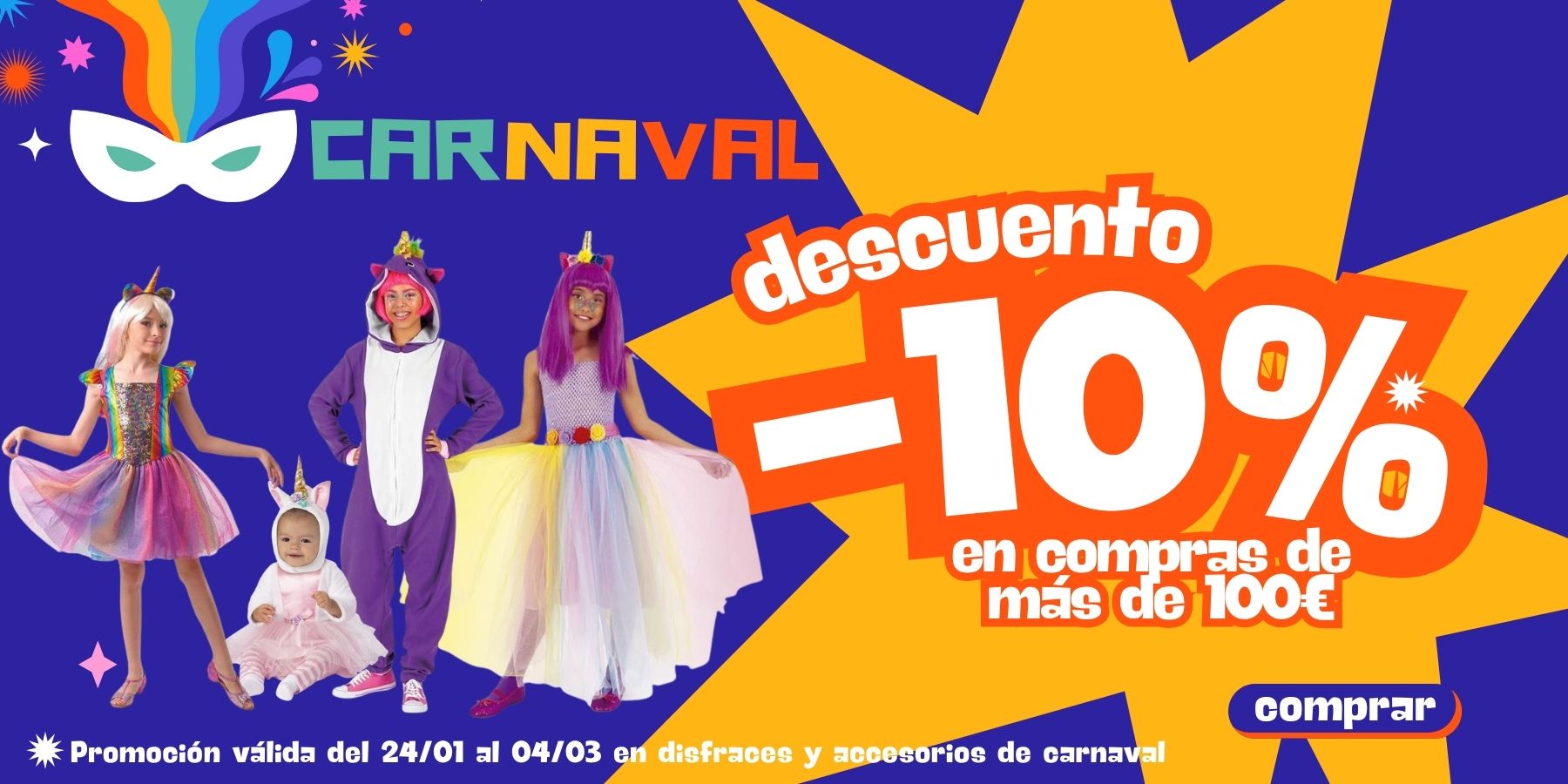 Disfraces con descuento Infantil