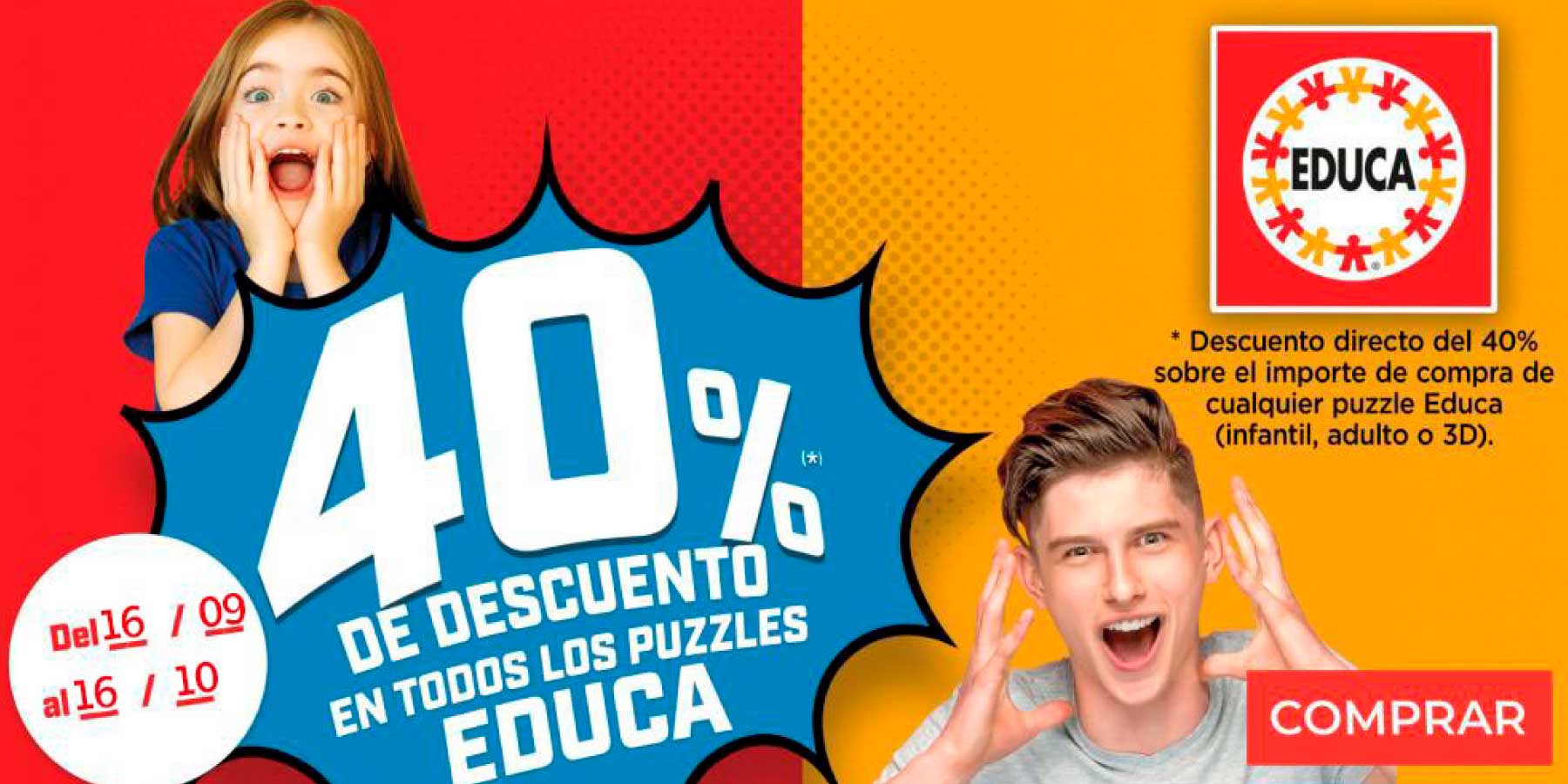 Comprar educa puzzles con 40% de descuento